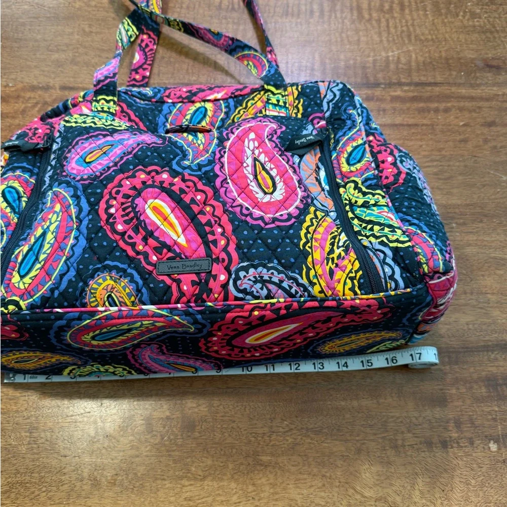 Multicolor Vera Bradley Stroll Around Bag in Print Twilight Paisley